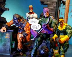 Street and Buildings (1/12 Scale) (Marvel Legends) Custom Diorama / Playset
