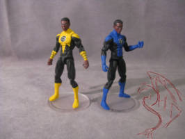 Blue Lantern John Stewart (DC Infinite Heroes) Custom Action Figure