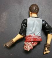 Actual Cannibalized Shia LaBeouf -Zombie Victim (Zombies) Custom Action Figure
