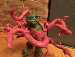 Kraang Infected Leonardo (Teenage Mutant Ninja Turtles) Custom Action Figure