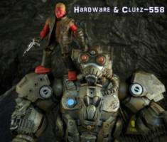 Hardware and Clutz-558 (G.I. Joe 25th Anniversary) Custom Action Figure