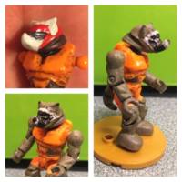 Rocket Raccoon marvel mega bloks (Mega Bloks) Custom Miniature / Figurine [Rocket raccoon marvel mega bloks]