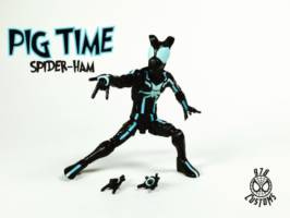 Pig Time Spider Ham (blue) (Marvel Legends) Custom Action Figure