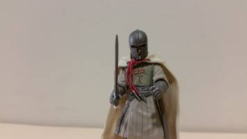 Grail Knight action figure with helmet and longsword (Indiana Jones) Custom Action Figure [Closeup]