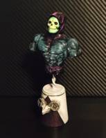 Skeletor Bust Dispenser (Masters of the Universe) Custom Statue / Bust