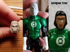 Green Lantern Planet of the Apes (DC Universe) Custom Action Figure [The process.]