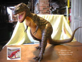 Atlantis Giant T-Rex from Aurora's Prehistoric Scenes (Independent Comics) Custom Action Figure