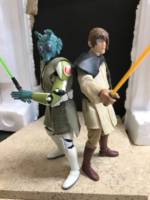 Master Yeeb Naloon and Jedi Kight Calnex Jord (Star Wars Clone Wars) Custom Action Figure
