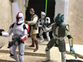Master Yeeb Naloon and Jedi Kight Calnex Jord (Star Wars Clone Wars) Custom Action Figure