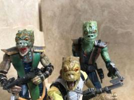 Trarrash and Jarliek -Trandoshan Thugs (Star Wars) Custom Action Figure