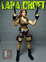 Lara Croft ( classic Tombraider) (Tomb Raider) Custom Action Figure