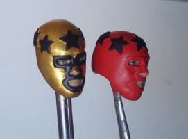 Masked Wrestlers (Heads) (Wrestling) Custom Other