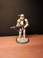 Sandtrooper(Officer) (Star Wars) Custom Miniature / Figurine