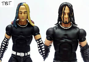 Hardy Boyz Matt & Jeff Hardy (Wrestling) Custom Action Figure