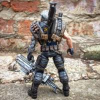 Cable - 90's style (Marvel Legends) Custom Action Figure [Back]