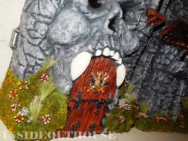 Springtime Theme - Castle Greyskull (Masters of the Universe) Custom Diorama / Playset