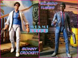 James "Sonny" Crockett & Ricardo "Rico" Tubbs (Miami Vice) Custom Action Figure