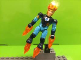 The Human Torch marvel mega bloks (Mega Bloks) Custom Miniature / Figurine [The Human Torch marvel mega bloks]