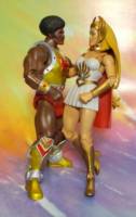 Black He-Man (Masters of the Universe) Custom Action Figure