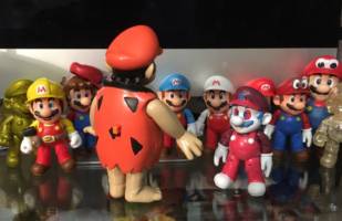 7 grandad Mario custom action figure (Nintendo) Custom Action Figure