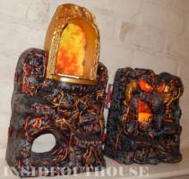 Firey Coal Theme - Snake Mountain (Masters of the Universe) Custom Diorama / Playset