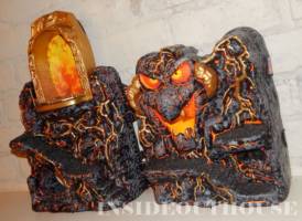 Firey Coal Theme - Snake Mountain (Masters of the Universe) Custom Diorama / Playset