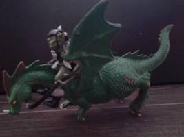 Gnall-goblin dragon rider and war dragon (Masters of the Universe) Custom Action Figure
