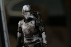 BS First Order Flame Trooper (Battle Damage) (Star Wars) Custom Action Figure