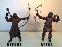Nârgh, The Orc Archer (Lord of the Rings) Custom Action Figure