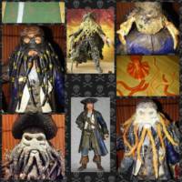 Davey Jones (Pirates of The Caribbean) (Pirates of the Carribean) Custom Action Figure