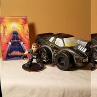 The Road Warrior and V8 interceptor (Super Hero Squad) Custom Action Figure