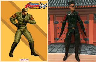 Heidern (King of Fighters) Custom Action Figure