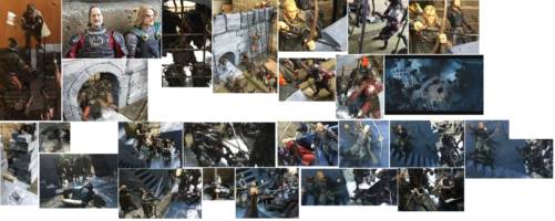 Helm's Deep (the deepening wall) (Lord of the Rings) Custom Diorama / Playset