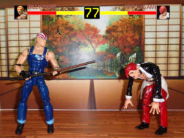Billy Kane (Fatal Fury) Custom Action Figure [Billy vs Orochi lori]