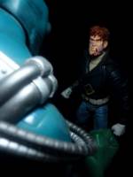 Guy Gardner 90s costume (DC Universe) Custom Diorama / Playset