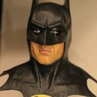 1989 Batman Head Repaint (Batman) Custom Statue / Bust