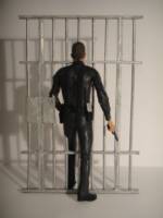T 1000 (Through The Grid) (Terminator) Custom Diorama / Playset