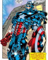 Captain America Life Sustaining Armor (Captain America) Custom Action Figure