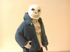 Sans version 2 (Undertale) Custom Action Figure