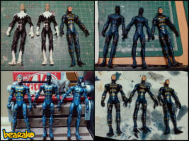 Multiple Man (Marvel Universe) Custom Action Figure