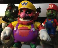 Zombie wario custom Nintendo toys (Nintendo) Custom Action Figure