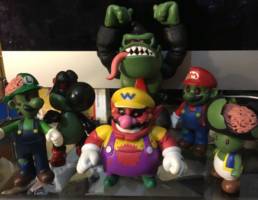 Zombie wario custom Nintendo toys (Nintendo) Custom Action Figure