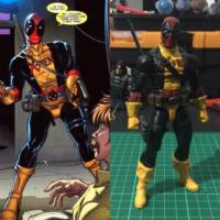 Deadpool (homemade x-men suit) (Marvel Legends) Custom Action Figure