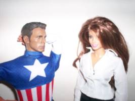 Steve Rogers: Captain America: USO tour uniform (Captain America) Custom Action Figure