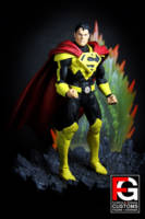 Yellow Lantern Superman (DC Direct) Custom Action Figure