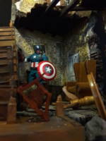 Ww2 captain america diorama (Captain America) Custom Diorama / Playset
