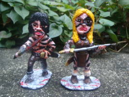 The Cimmerian Barbarian Cuties Figurine Set D,The Young and The Painted(Cutie style,Figurne Set) (Conan) Custom Miniature / Figurine