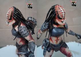 Green eyed Devil (femme pred) (Predator) Custom Action Figure