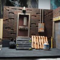 1/12 alley diorama (Marvel Legends) Custom Diorama / Playset