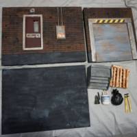 1/12 alley diorama (Marvel Legends) Custom Diorama / Playset